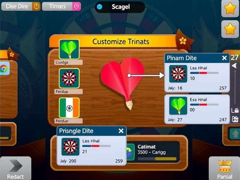 India Dart Hero tournament screen